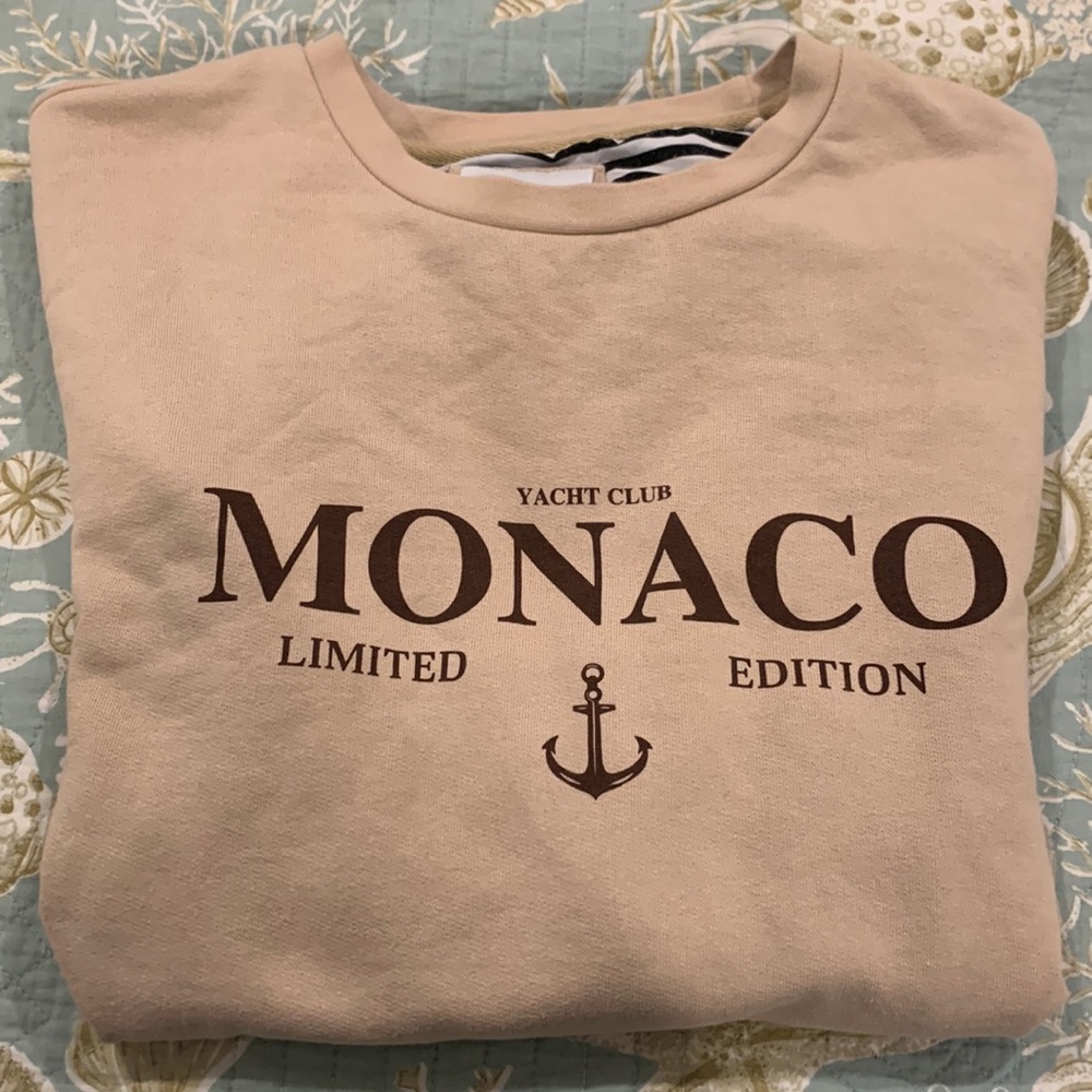 Denim and Flower Ricky Singh crewneck Monaco sweatshirt-m-